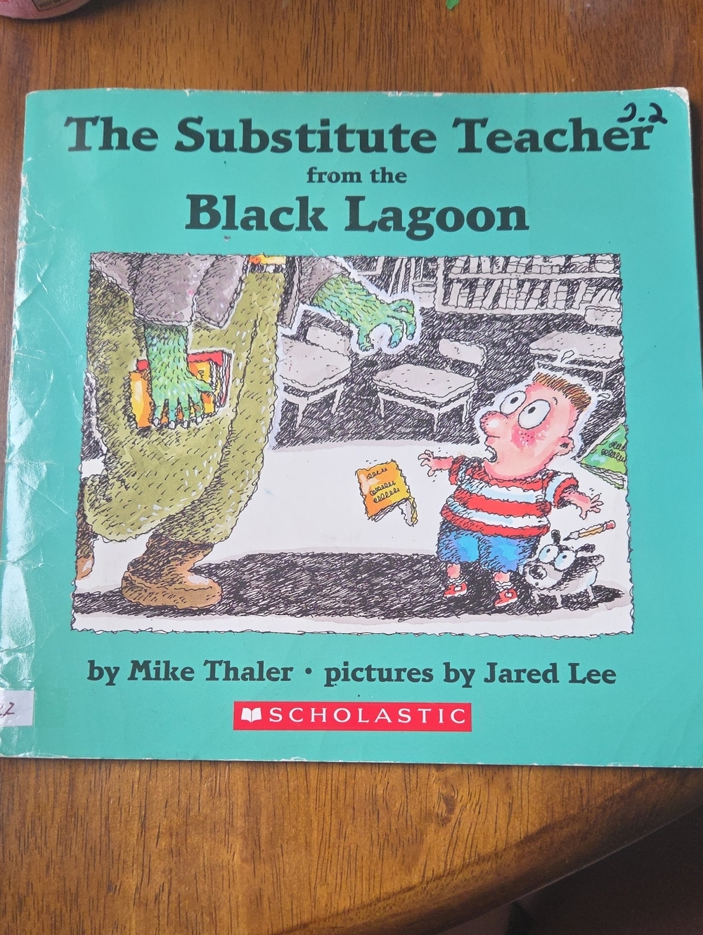 Scholastic The Substitute Teacher from the Black Lagoon - Teal Cover